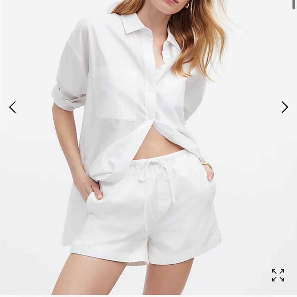 Madewell drawstring pull on shorts NWT
